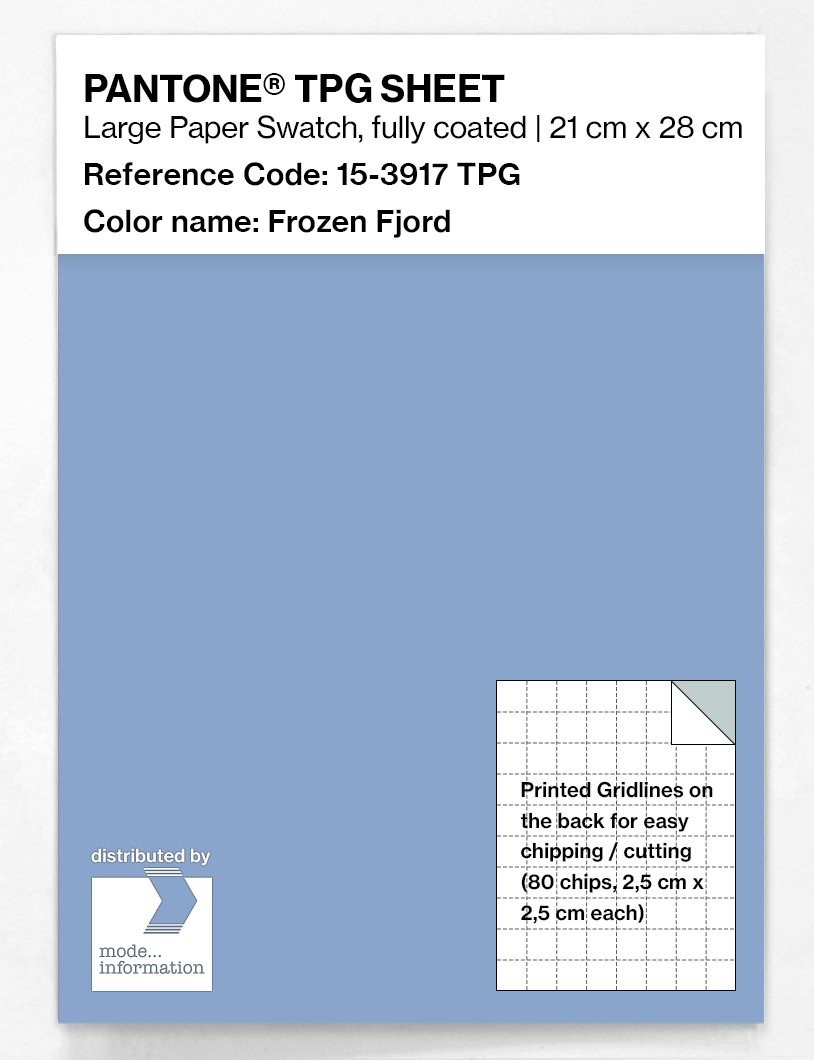Artikelbild 1 des Artikels “PANTONE® TPG SHEET 15-3917 TPG Frozen Fjord “