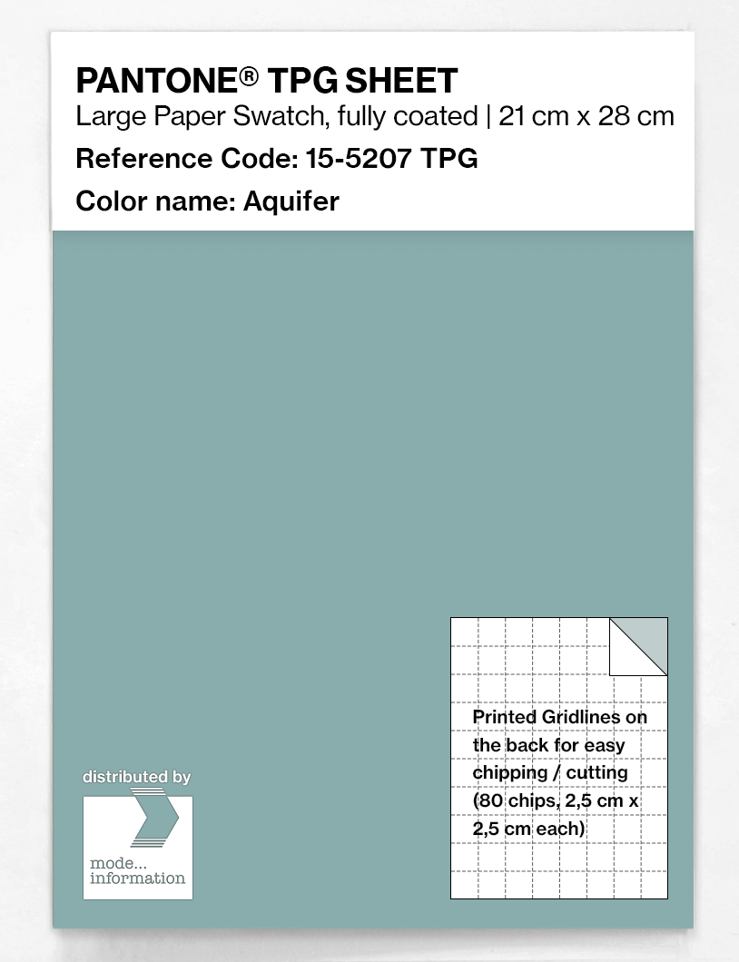 Artikelbild 1 des Artikels “PANTONE® TPG SHEET 15-5207 TPG Aquifer “