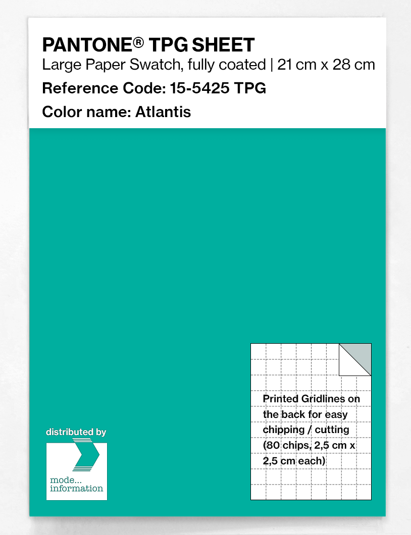 Artikelbild 1 des Artikels “PANTONE® TPG SHEET 15-5425 TPG Atlantis “