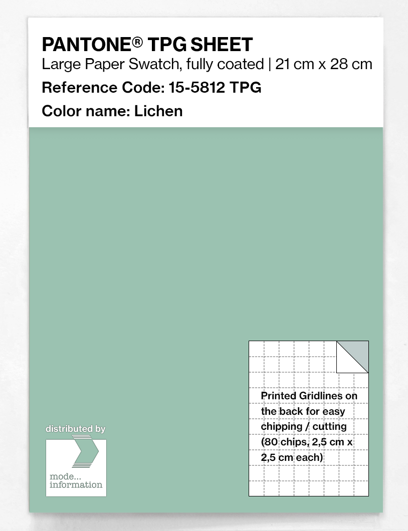 Artikelbild 1 des Artikels “PANTONE® TPG SHEET 15-5812 TPG Lichen “