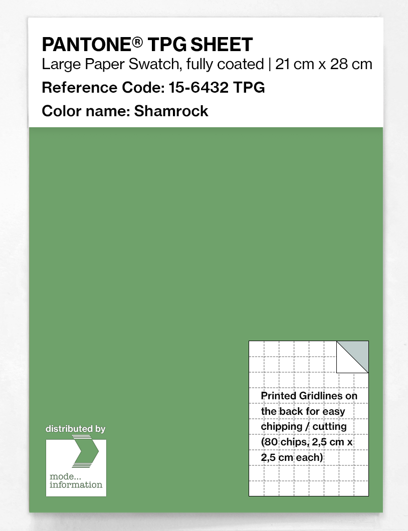 Artikelbild 1 des Artikels “PANTONE® TPG SHEET 15-6432 TPG Shamrock “