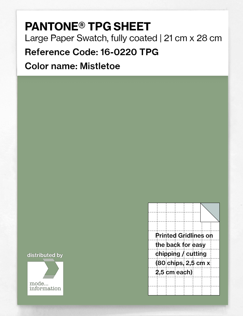 Artikelbild 1 des Artikels “PANTONE® TPG SHEET 16-0220 TPG Mistletoe “