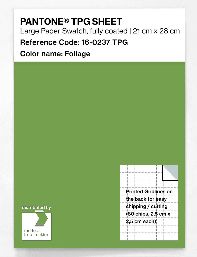 Artikelbild 1 des Artikels “PANTONE® TPG SHEET 16-0237 TPG Foliage “