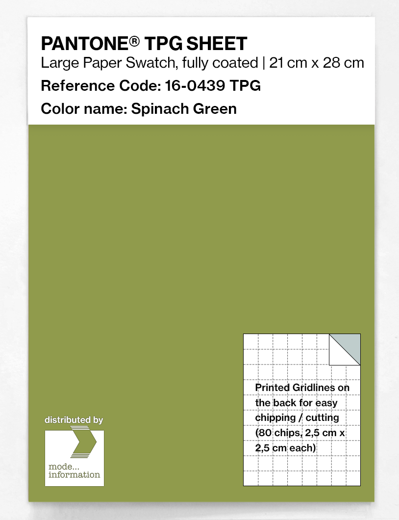 Artikelbild 1 des Artikels “PANTONE® TPG SHEET 16-0439 TPG Spinach Green “