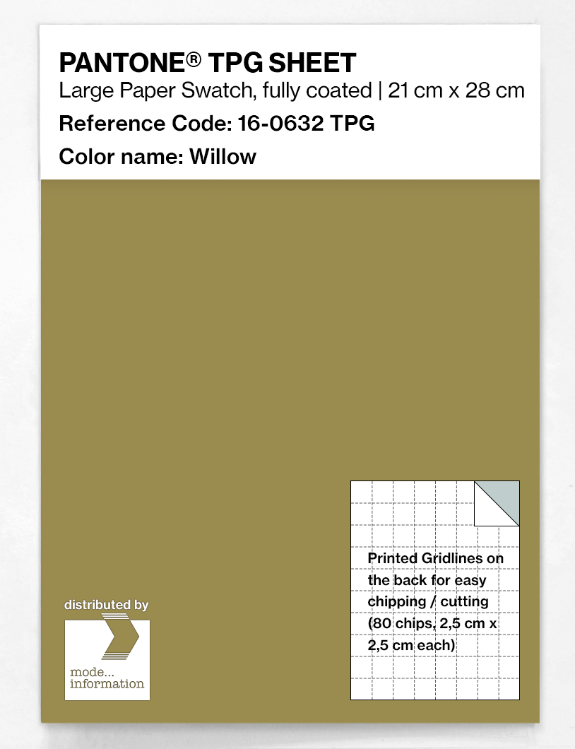 Artikelbild 1 des Artikels “PANTONE® TPG SHEET 16-0632 TPG Willow “