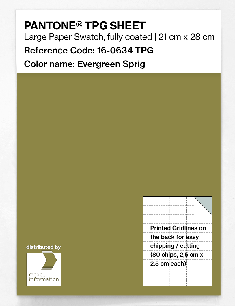 Artikelbild 1 des Artikels “PANTONE® TPG SHEET 16-0634 TPG Evergreen Sprig “