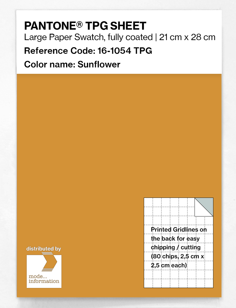 Artikelbild 1 des Artikels “PANTONE® TPG SHEET 16-1054 TPG Sunflower “