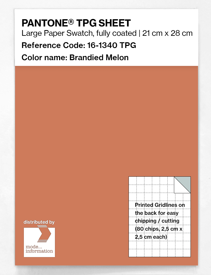 Artikelbild 1 des Artikels “PANTONE® TPG SHEET 16-1340 TPG Brandied Melon “