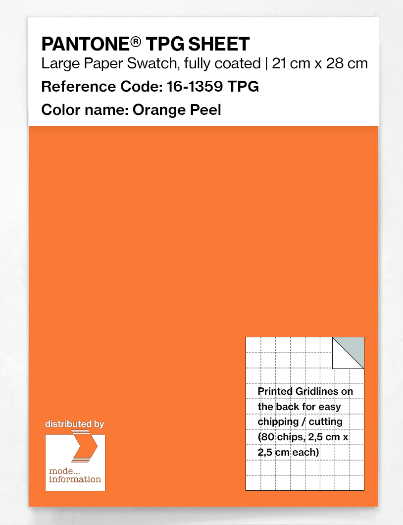 Artikelbild 1 des Artikels “PANTONE® TPG SHEET 16-1359 TPG Orange Peel “
