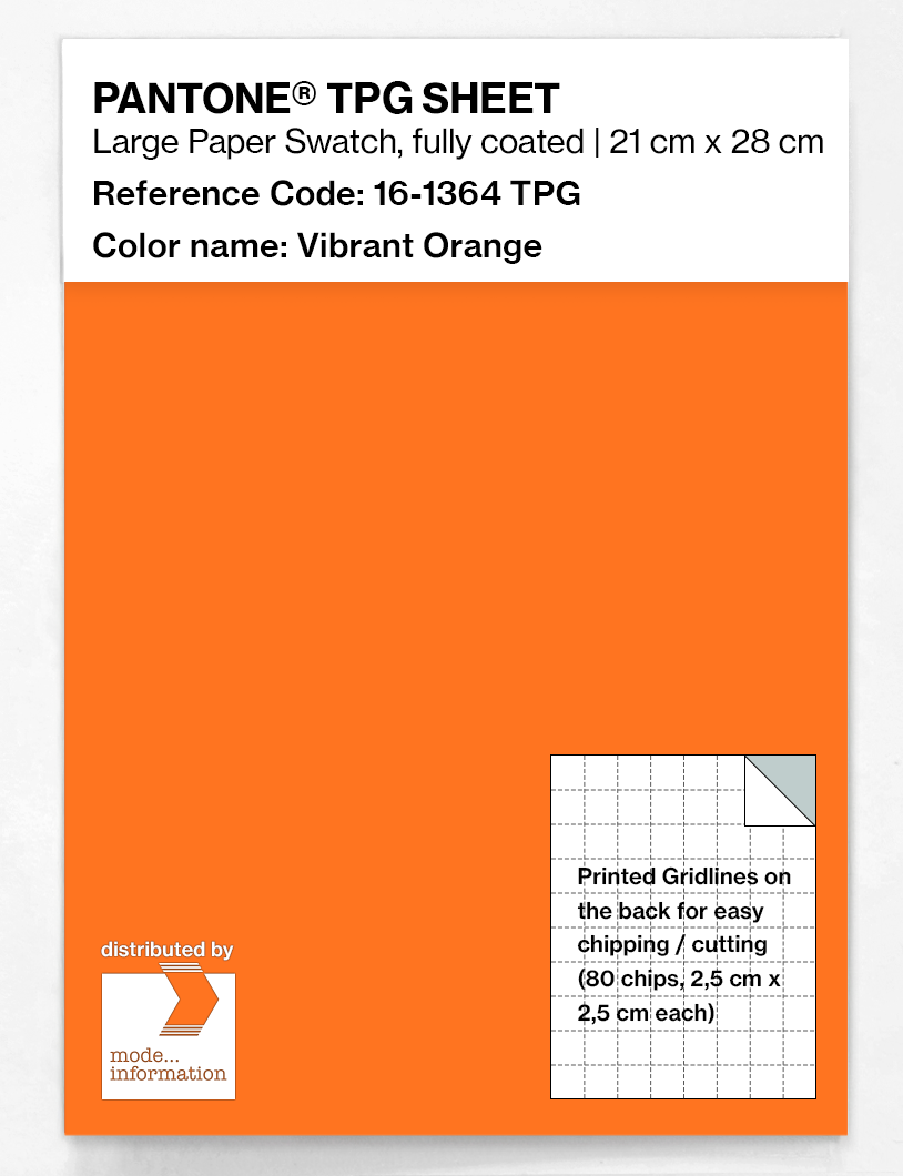 Artikelbild 1 des Artikels “PANTONE® TPG SHEET 16-1364 TPG Vibrant Orange “