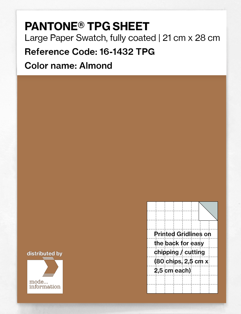 Artikelbild 1 des Artikels “PANTONE® TPG SHEET 16-1432 TPG Almond “