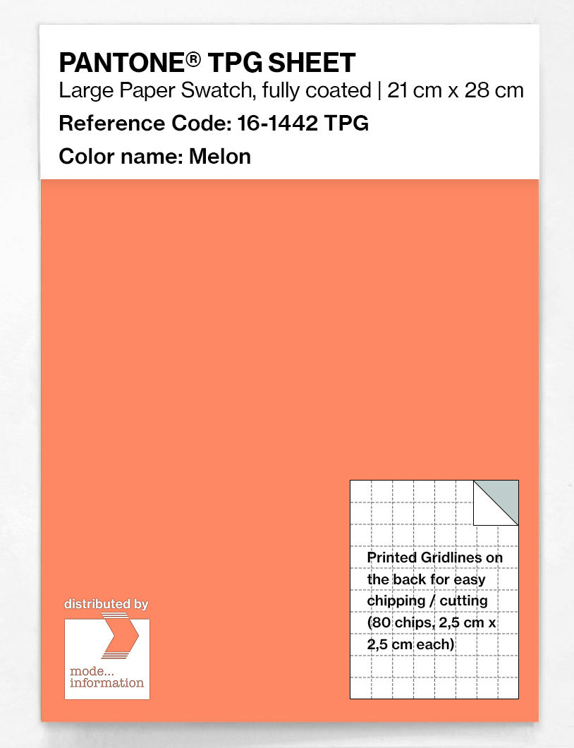 Artikelbild 1 des Artikels “PANTONE® TPG SHEET 16-1442 TPG Melon “