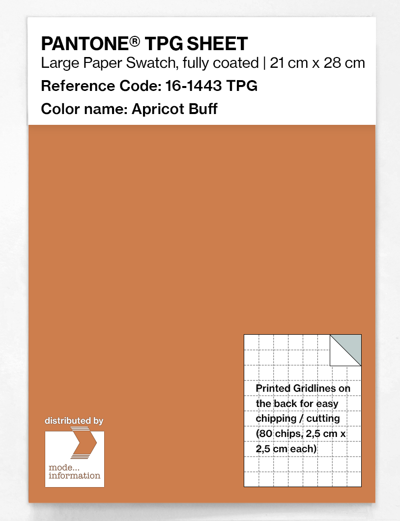 Artikelbild 1 des Artikels “PANTONE® TPG SHEET 16-1443 TPG Apricot Buff “