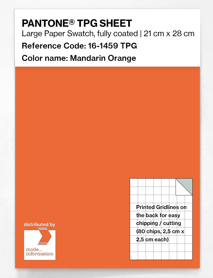 Artikelbild 1 des Artikels “PANTONE® TPG SHEET 16-1459 TPG Mandarin Orange “