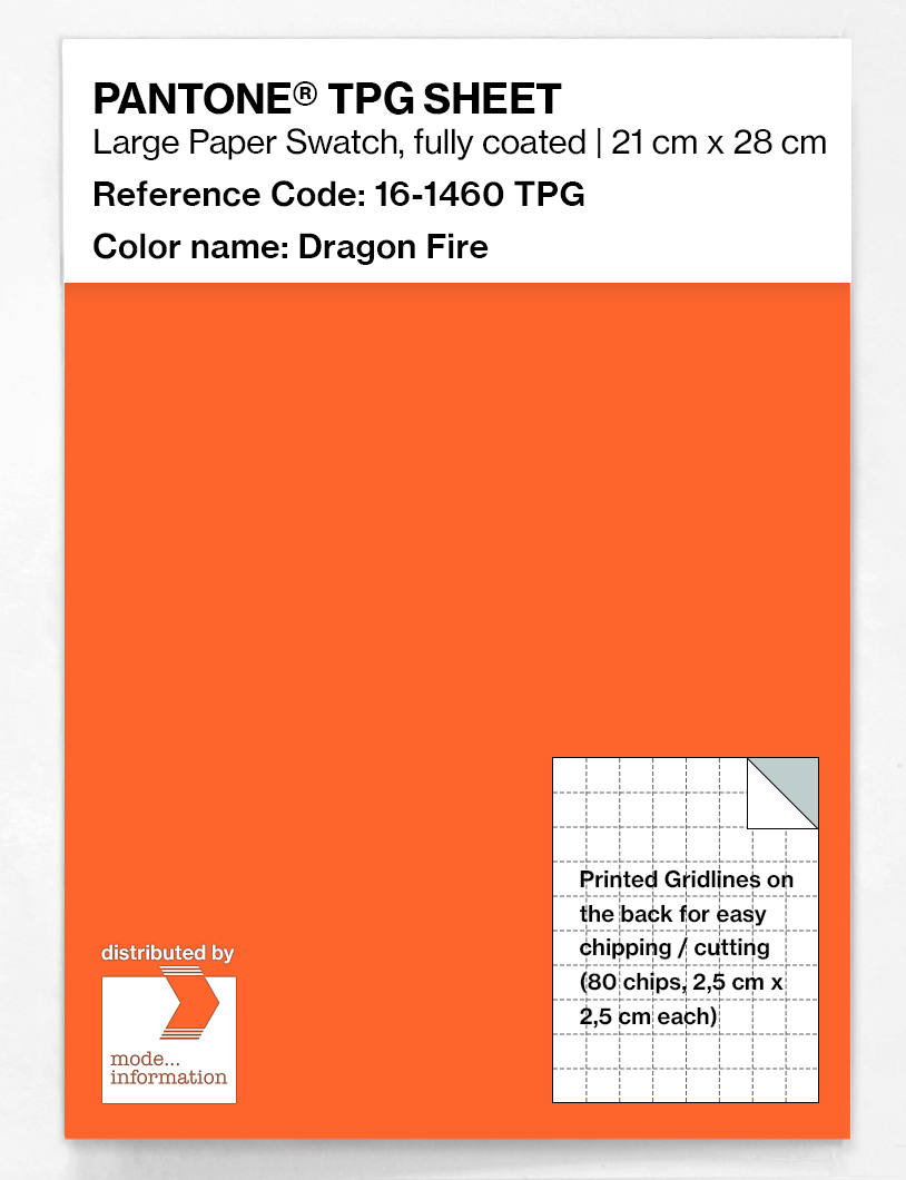 Artikelbild 1 des Artikels “PANTONE® TPG SHEET 16-1460 TPG Dragon Fire “