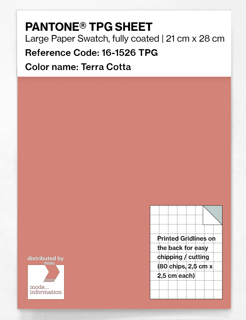 Artikelbild 1 des Artikels “PANTONE® TPG SHEET 16-1526 TPG Terra Cotta “