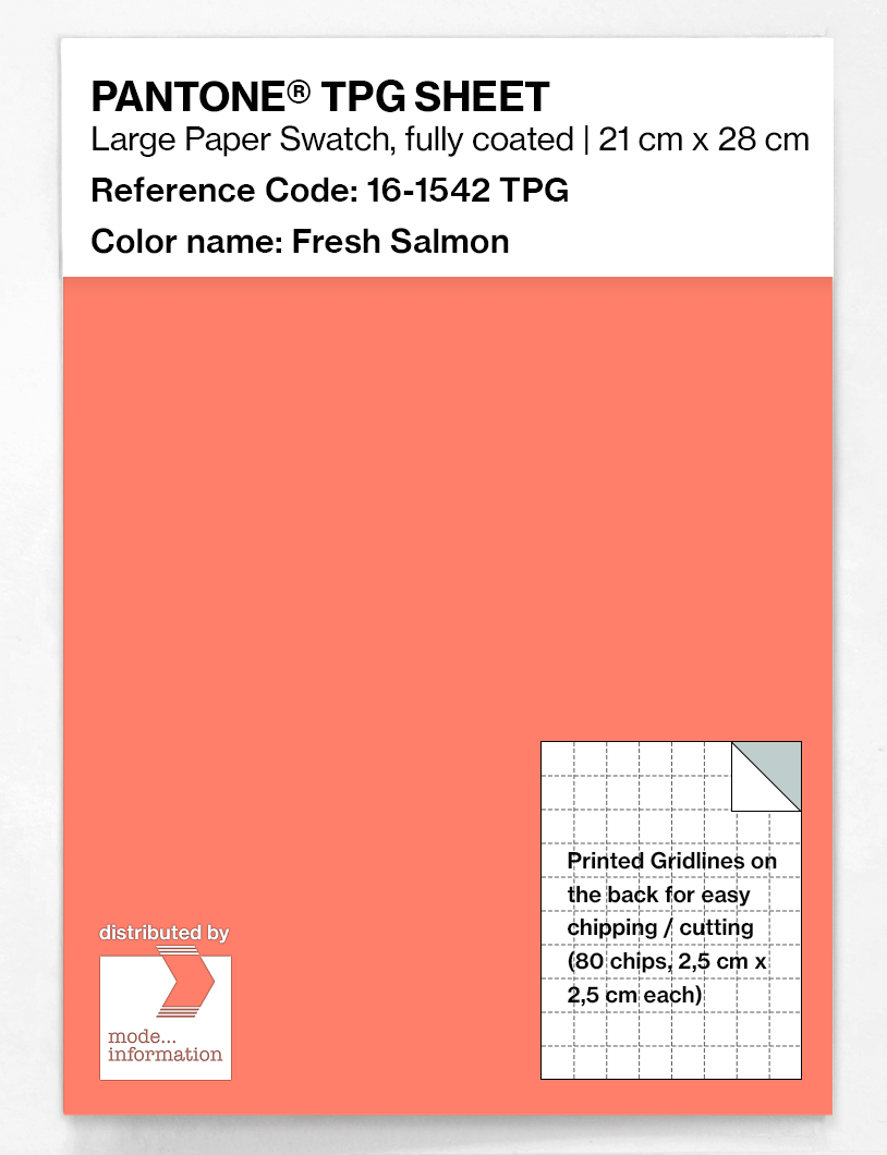 Artikelbild 1 des Artikels “PANTONE® TPG SHEET 16-1542 TPG Fresh Salmon “