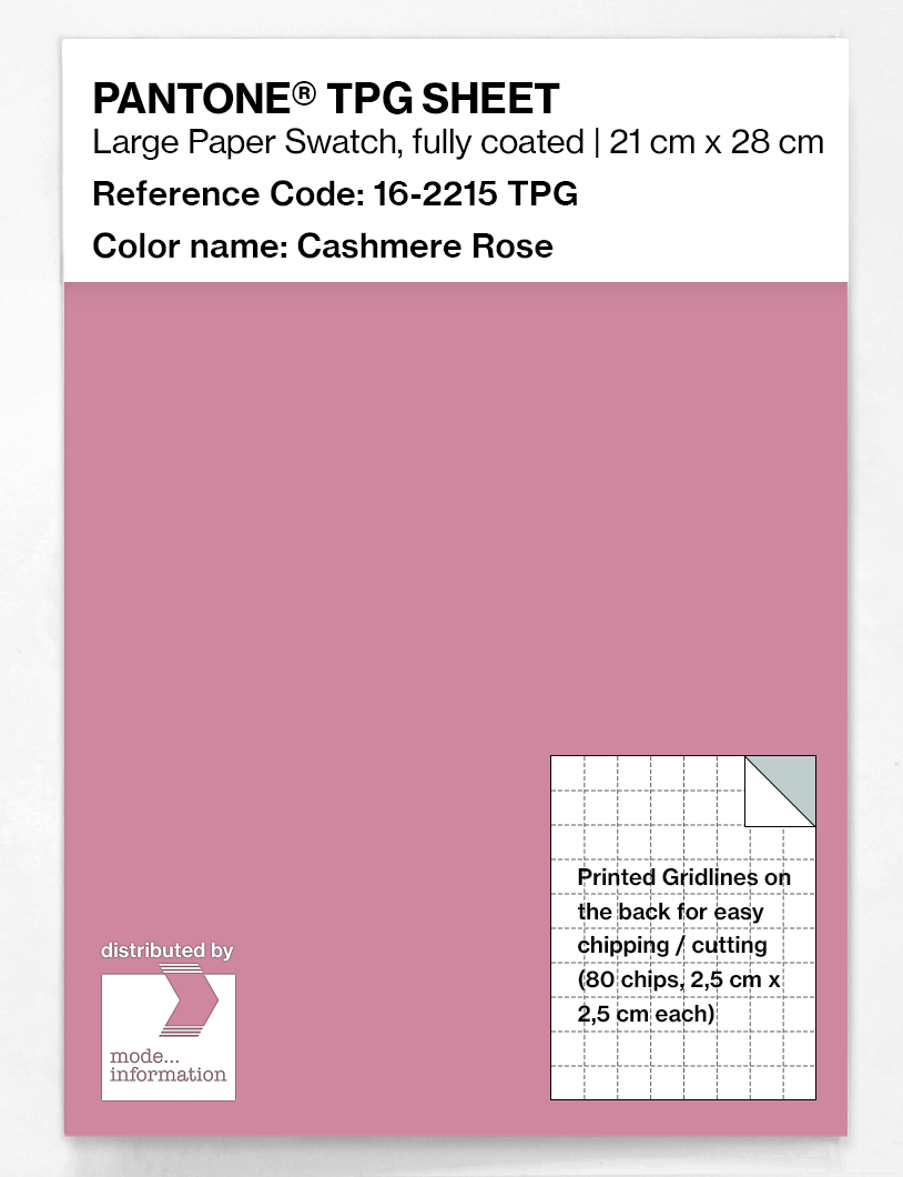 Artikelbild 1 des Artikels “PANTONE® TPG SHEET 16-2215 TPG Cashmere Rose “