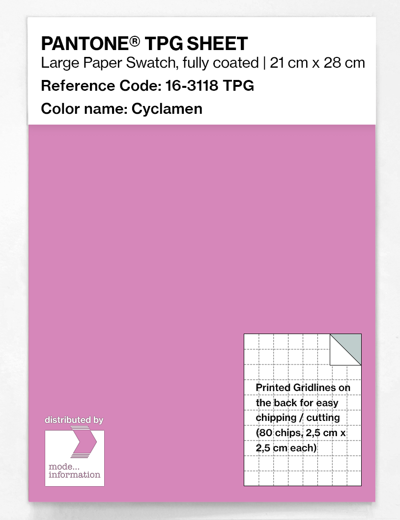 Artikelbild 1 des Artikels “PANTONE® TPG SHEET 16-3118 TPG Cyclamen “