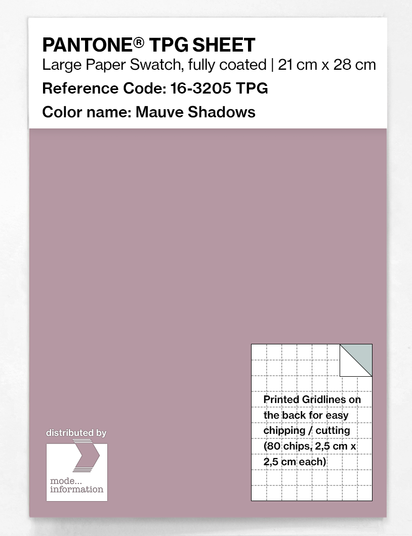 Artikelbild 1 des Artikels “PANTONE® TPG SHEET 16-3205 TPG Mauve Shadows “