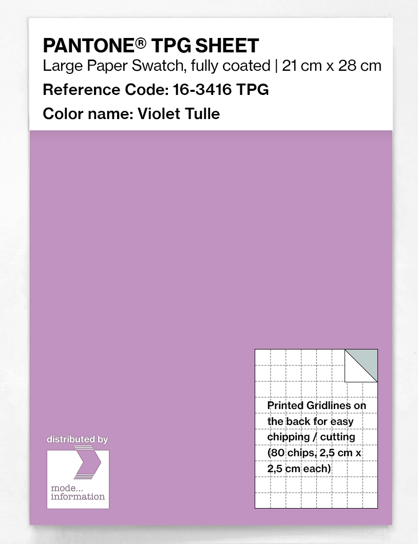 Artikelbild 1 des Artikels “PANTONE® TPG SHEET 16-3416 TPG Violet Tulle “