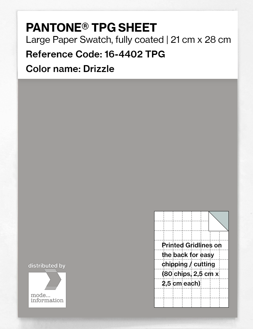 Artikelbild 1 des Artikels “PANTONE® TPG SHEET 16-4402 TPG Drizzle “