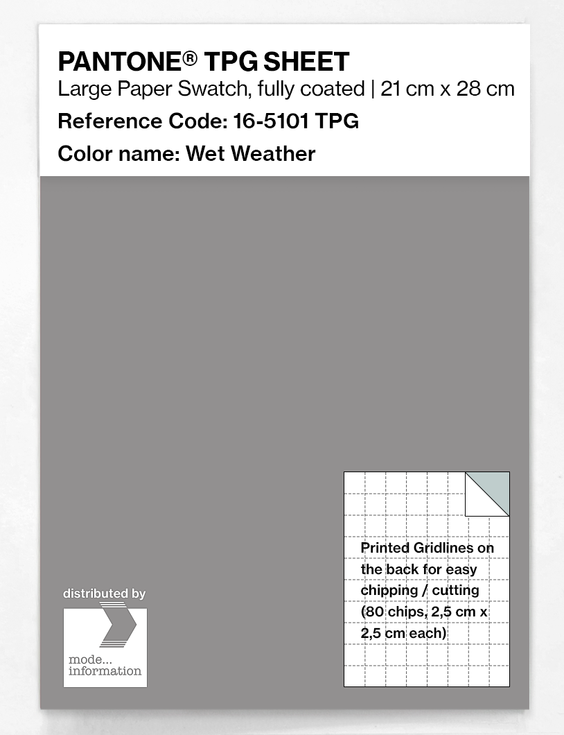 Artikelbild 1 des Artikels “PANTONE® TPG SHEET 16-5101 TPG Wet Weather “