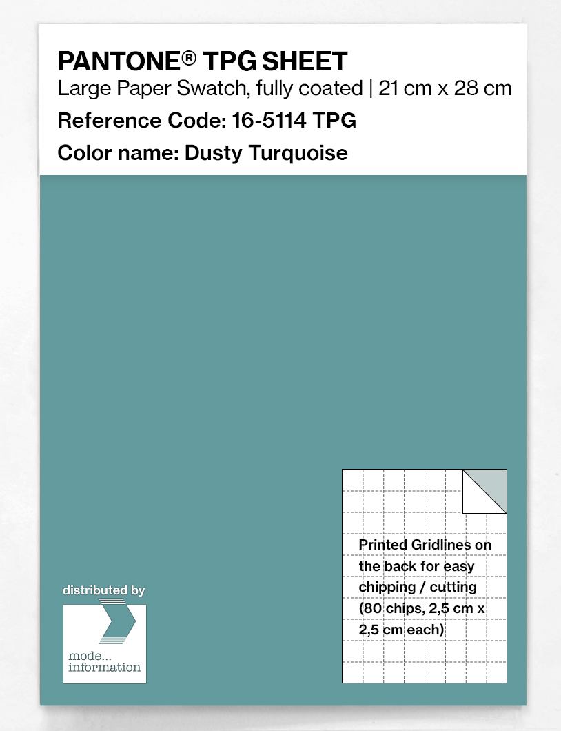 Artikelbild 1 des Artikels “PANTONE® TPG SHEET 16-5114 TPG Dusty Turquoise “