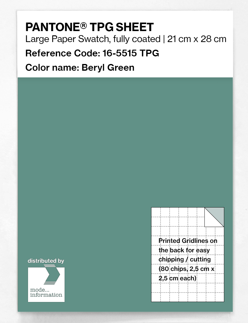 Artikelbild 1 des Artikels “PANTONE® TPG SHEET 16-5515 TPG Beryl Green “