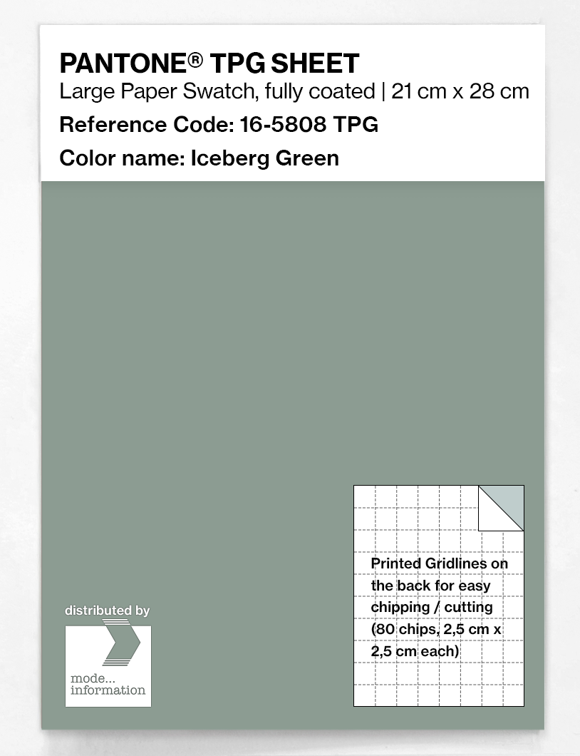 Artikelbild 1 des Artikels “PANTONE® TPG SHEET 16-5808 TPG Iceberg Green “
