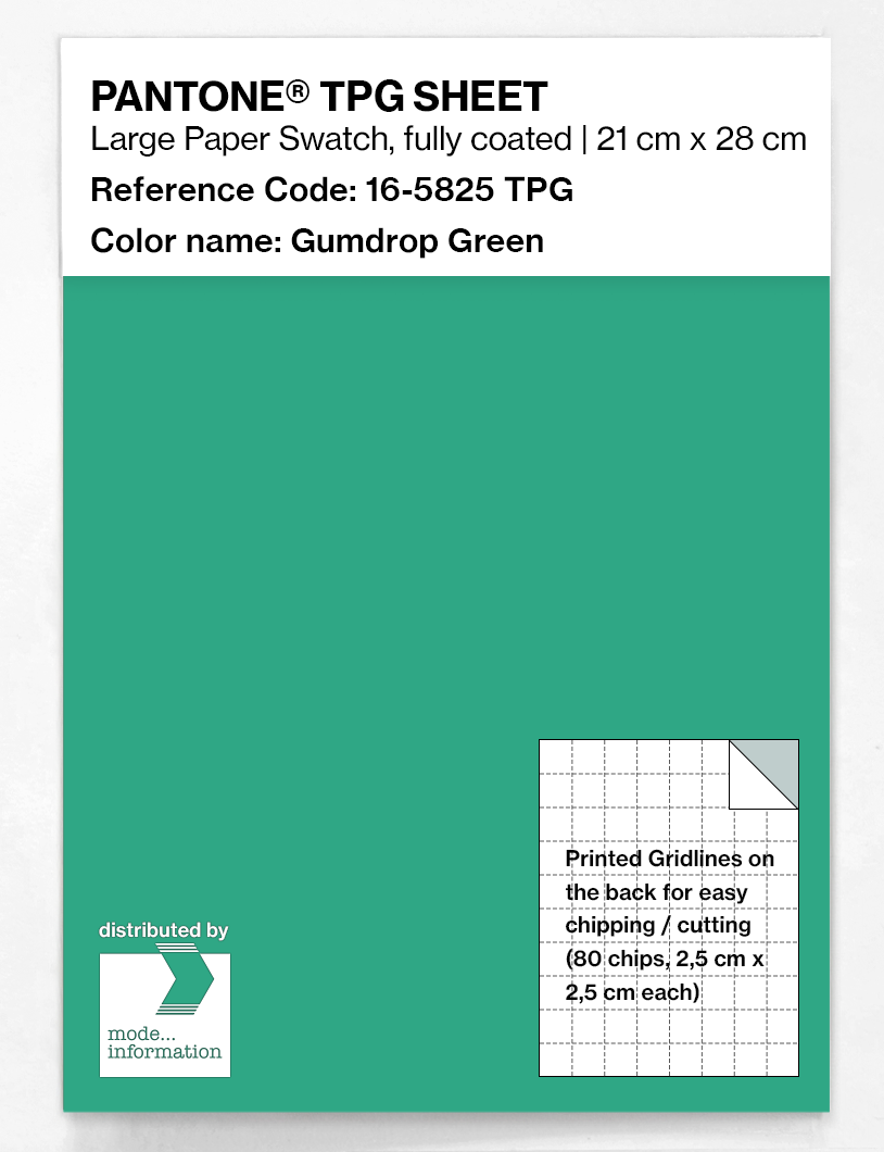 Artikelbild 1 des Artikels “PANTONE® TPG SHEET 16-5825 TPG Gumdrop Green “