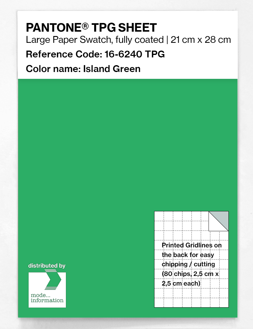 Artikelbild 1 des Artikels “PANTONE® TPG SHEET 16-6240 TPG Island Green “
