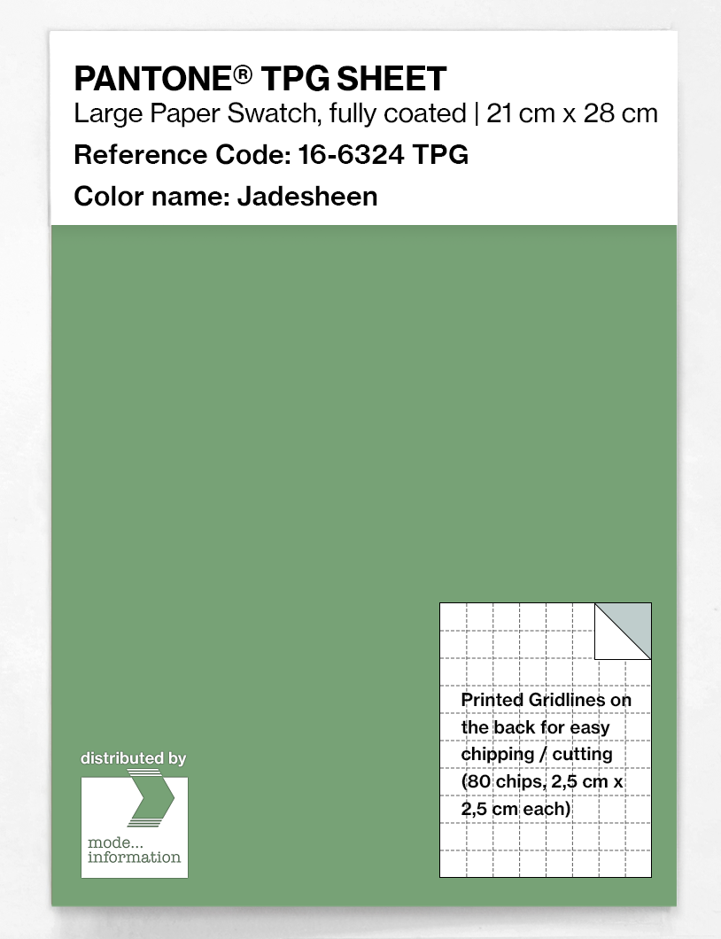 Artikelbild 1 des Artikels “PANTONE® TPG SHEET 16-6324 TPG Jadesheen “