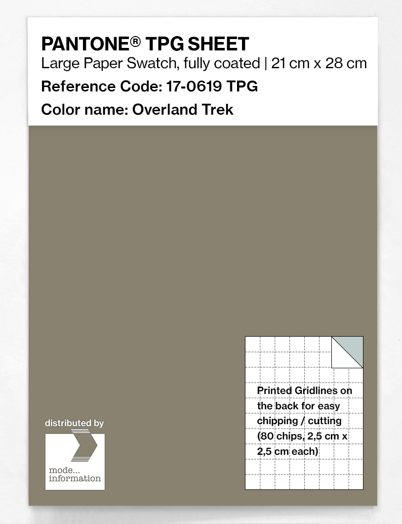 Product image 1 of the product “PANTONE® TPG SHEET 17-0619 TPG Overland Trek ”