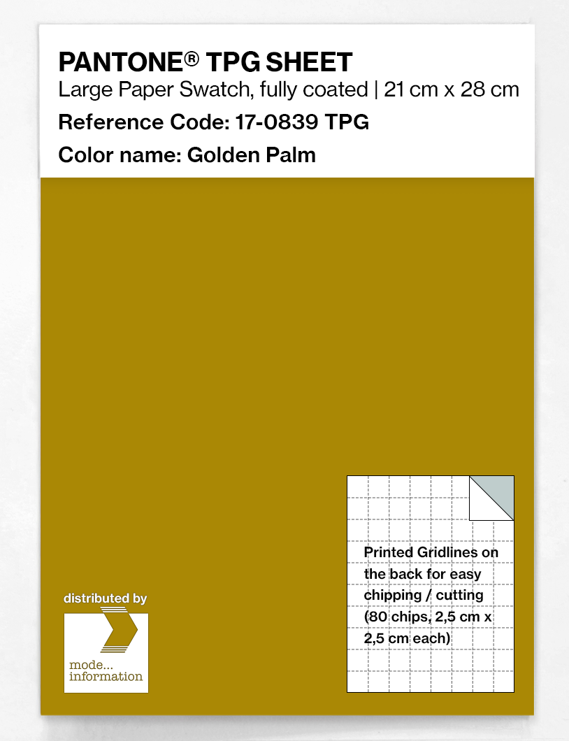 Artikelbild 1 des Artikels “PANTONE® TPG SHEET 17-0839 TPG Golden Palm “