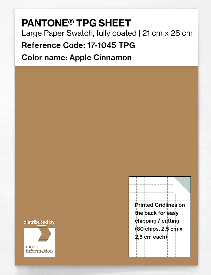 Artikelbild 1 des Artikels “PANTONE® TPG SHEET 17-1045 TPG Apple Cinnamon “