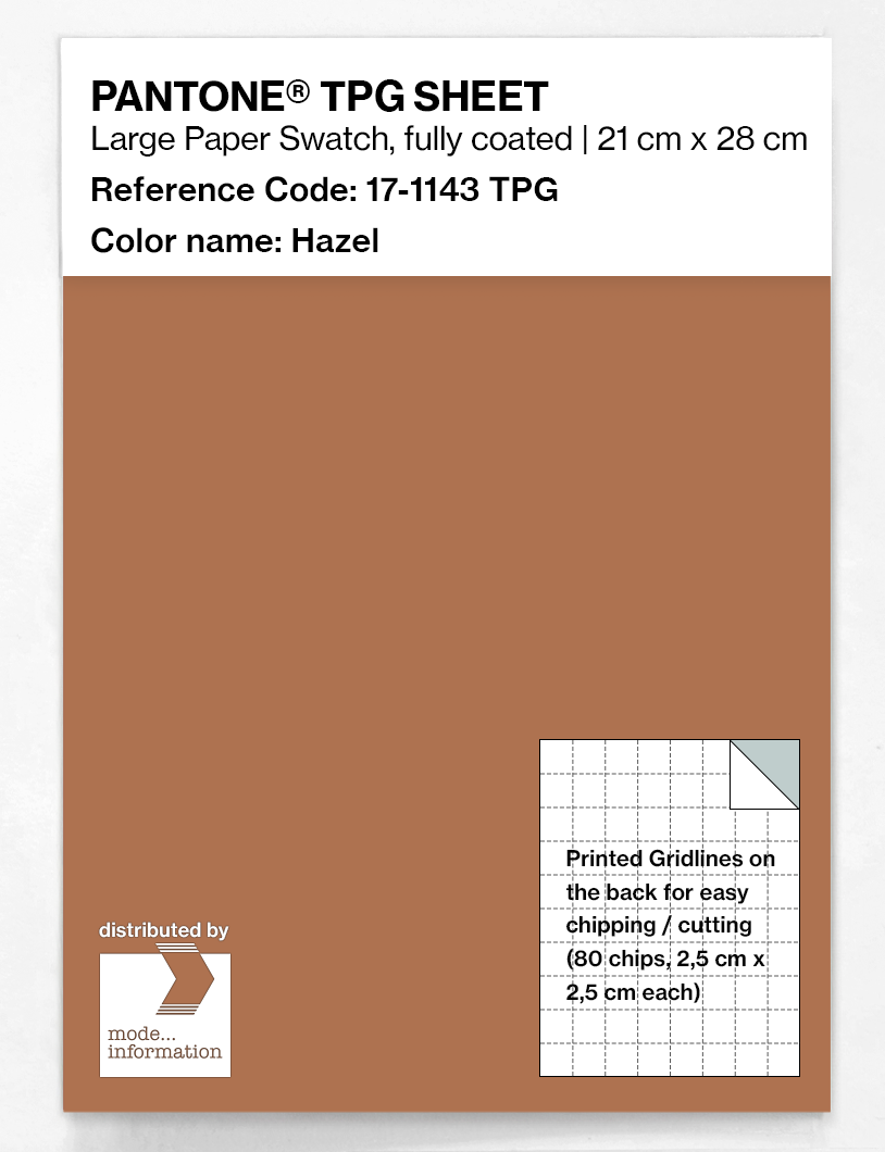 Artikelbild 1 des Artikels “PANTONE® TPG SHEET 17-1143 TPG Hazel “