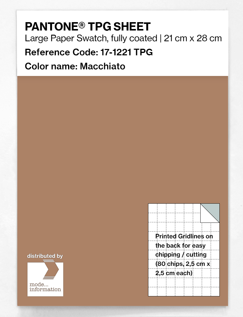 Artikelbild 1 des Artikels “PANTONE® TPG SHEET 17-1221 TPG Macchiato “