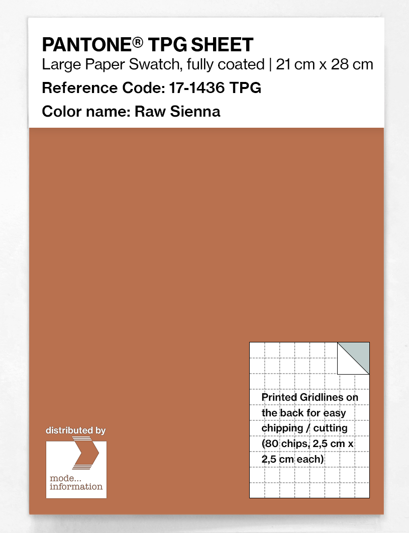 Artikelbild 1 des Artikels “PANTONE® TPG SHEET 17-1436 TPG Raw Sienna “