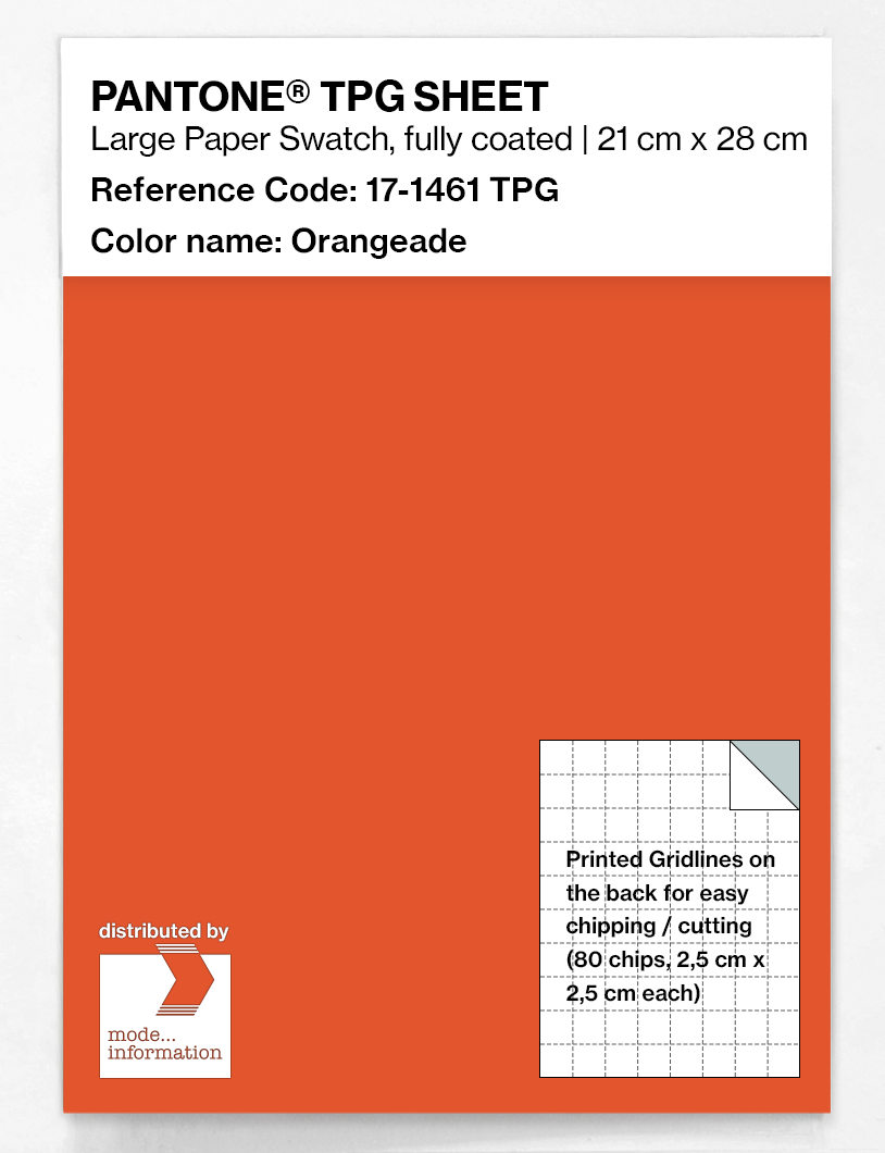 Artikelbild 1 des Artikels “PANTONE® TPG SHEET 17-1461 TPG Orangeade “