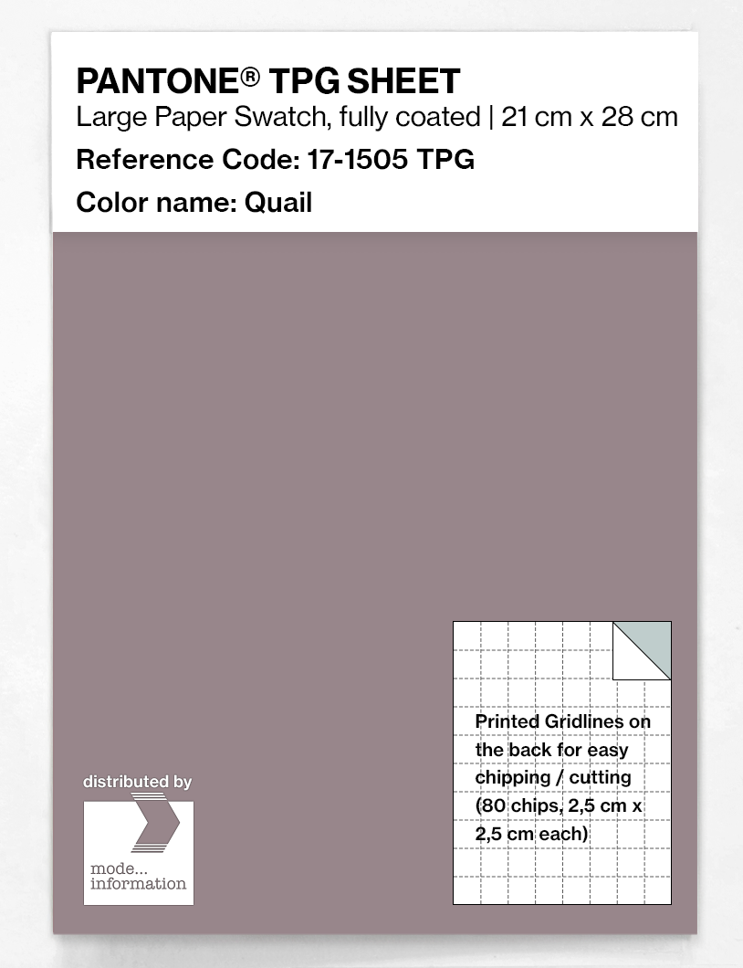 Artikelbild 1 des Artikels “PANTONE® TPG SHEET 17-1505 TPG Quail “
