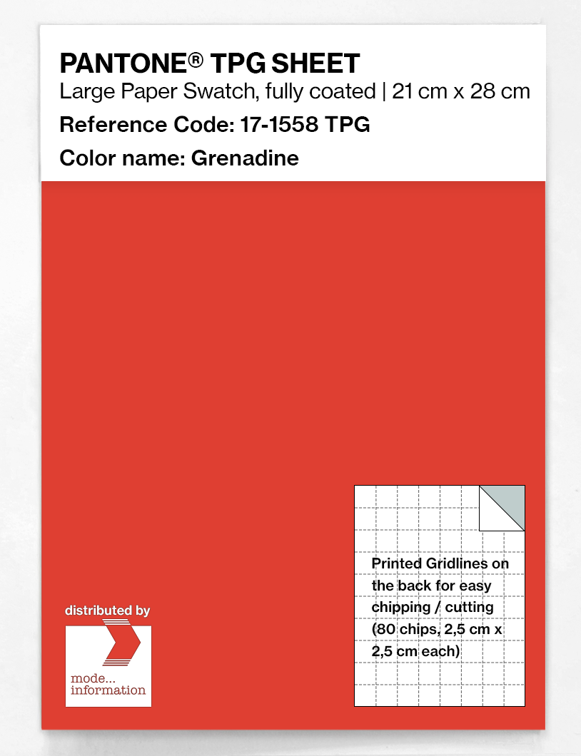 Artikelbild 1 des Artikels “PANTONE® TPG SHEET 17-1558 TPG Grenadine “