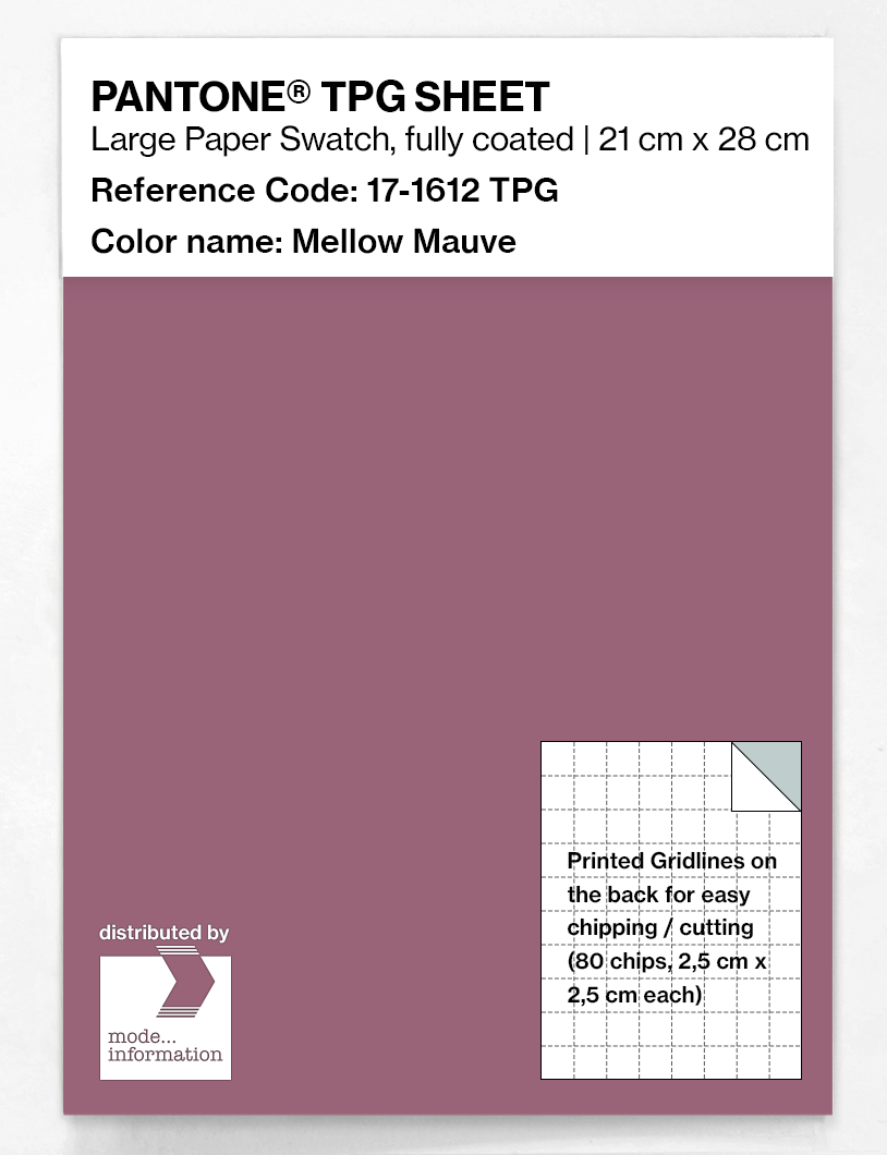 Artikelbild 1 des Artikels “PANTONE® TPG SHEET 17-1612 TPG Mellow Mauve “