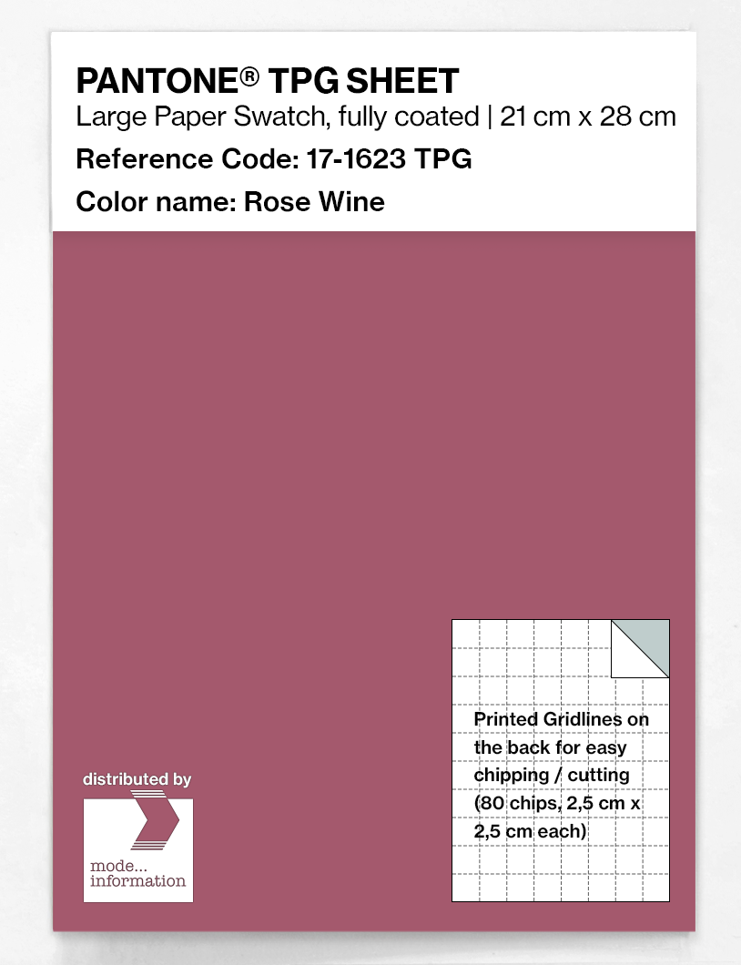 Artikelbild 1 des Artikels “PANTONE® TPG SHEET 17-1623 TPG Rose Wine “