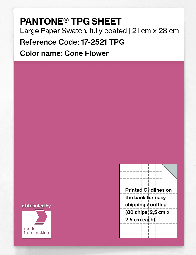 Product image 1 of the product “PANTONE® TPG SHEET 17-2521 TPG Cone Flower ”