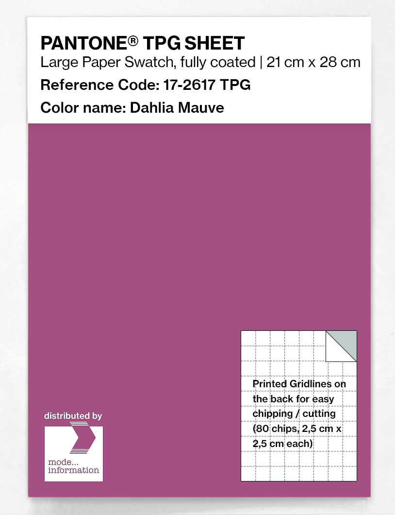 Artikelbild 1 des Artikels “PANTONE® TPG SHEET 17-2617 TPG Dahlia Mauve “