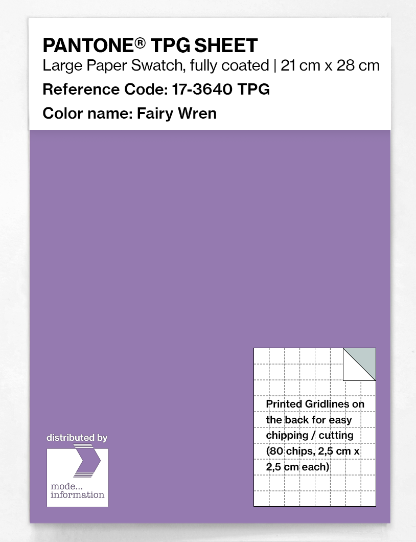Artikelbild 1 des Artikels “PANTONE® TPG SHEET 17-3640 TPG Fairy Wren “
