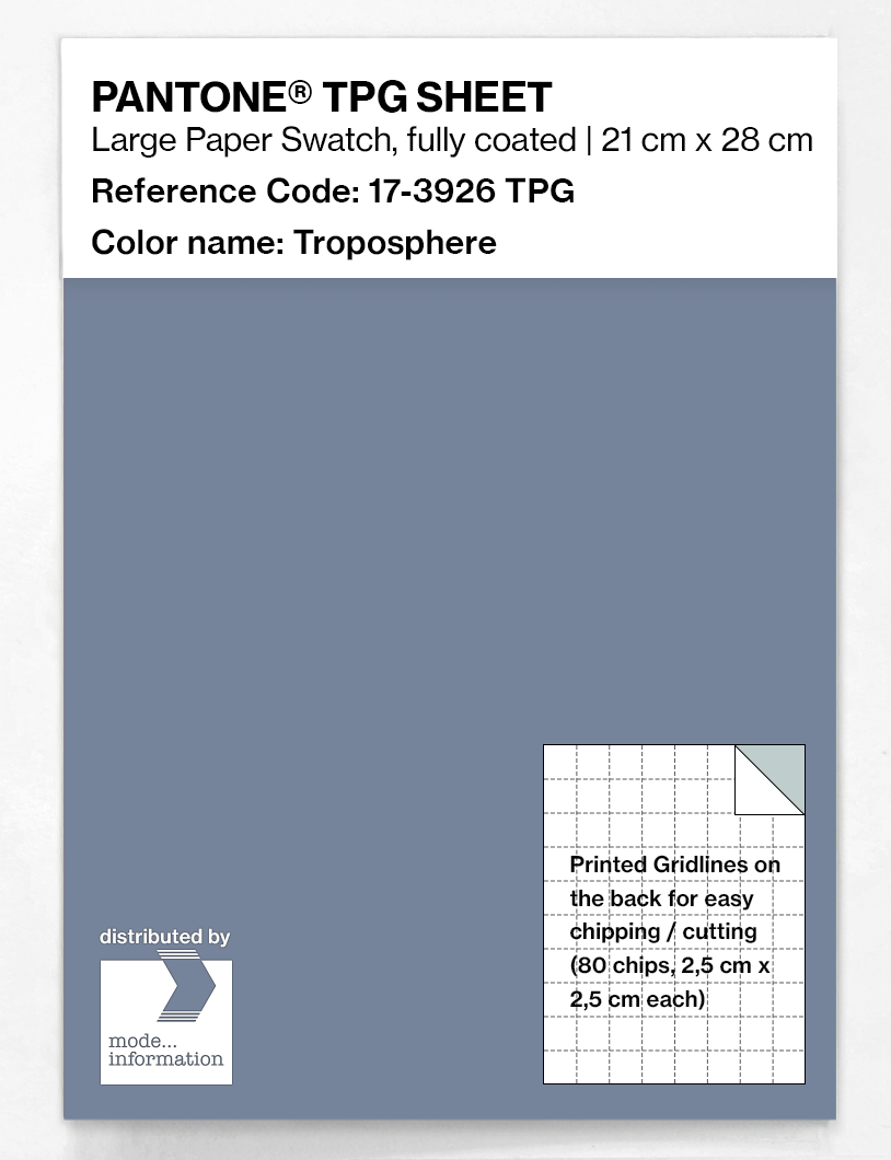 Artikelbild 1 des Artikels “PANTONE® TPG SHEET 17-3926 TPG Troposphere “