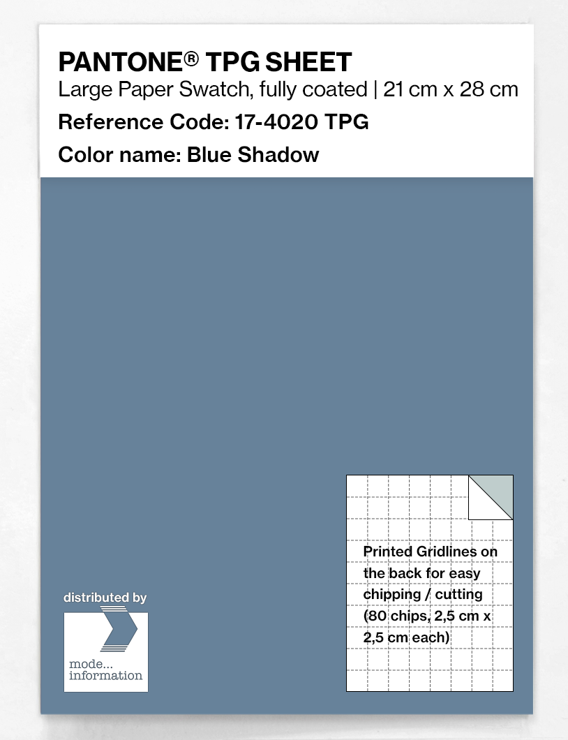 Artikelbild 1 des Artikels “PANTONE® TPG SHEET 17-4020 TPG Blue Shadow “