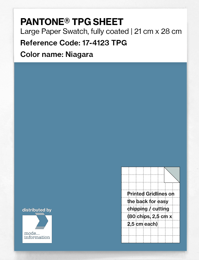 Artikelbild 1 des Artikels “PANTONE® TPG SHEET 17-4123 TPG Niagara “